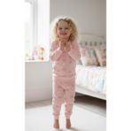 Trendy Pazars 3567 Kız Çocuk Gökkuşağı B.yaka Pijama - 9 Yaş - 105-Renkli