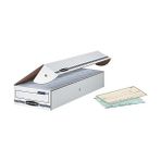 Trendy Pazars Box 12 Pack Stor/fıle Check Storage Boxes, Standard Setup, Attached Flip Top Lid, 4 x 9 x 24 Inches - Option-1