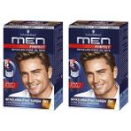 Trendy Pazars Men Perfect Açık Kahve Renkli Yarı Kalıcı Saç Boyası 80 ml 2'li Paket Erkekler İçin Doğal Görünüm - 50