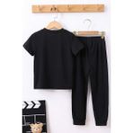 Trendypassion Çocuk Los Angles Alt - Üst Eşofman Takımı - 5 - 6 Yaş - Siyah
