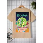 Trendypassion Rick And Morty Baskılı T-Shirt - XL - Bej