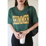 Trendypassion Shimmer Baskılı T-Shirt - S - M - Yeşil