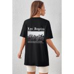 Trendypassion Unisex Los Angles Tasarım Tshirt - XL - Siyah