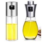 Trendypazar 2'li Yağ Limon Sos Sirke Zeytinyağı Spreyi Yağ Şişesi Yağdanlık
