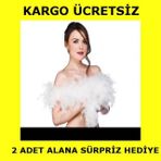 Trendypazar Beyaz 2 m Boa Tüy Otriş