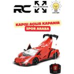 Trendzone Uzaktan Kumandalı Full Fonksiyon Şarjlı Işıklı Kapı Bagajı Açılır Kapanır Rc Lamborghini Spor Araba - Kırmızı
