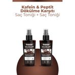 Tresan Kafein & Peptit Dökülme Karşıtı Saç Toniği – Enerji ve Dolgunluk (125 ml X2)