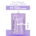 Tresan The Earth Plant Based Collagen Refill Pouch 500 ml Biotin Şampuan ve Saç Kremi