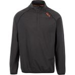 Trespass Hulton - Dlx Half Zip Erkek Siyah Koşu Tişört