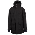 Trespass MAJKRATR0073 Pelsall- Male Rain Jacket TP75 Siyah Erkek Outdoor Mont