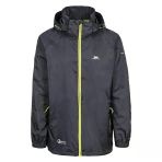 Trespass Qikpack Unisex Outdoor Yağmurluk Siyah