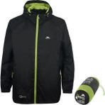 Trespass UAJKRAI10001 TP75 Qikpac Siyah Unisex Yağmurluk