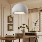 Tretan Büyük Beyaz Beton Modern Sarkıt Oturma Odası Salon Sarkıt Avize