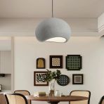 Tretan Tekli Gri Beton Modern Sarkıt Oturma Odası Salon Sarkıt Avize