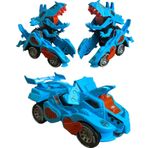 Trex Dinazor Figür Araba Sesli Işıklı Pilli Müzikli Transformers Robot Dinozor 20CM