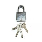 Trı-Cırcle Padlock 60 Mm Krom Kaplama Asma Kilit