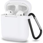 Tria Airpods Uyumlu Silikon Kılıf Yumuşak Mat 360 Koruma - Şeffaf