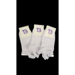Tria Body Kaydırmaz Tabanlı 3lü Paket Kısa Çorap (Yoga/pilates/spor/günlük) - Standart - Beyaz