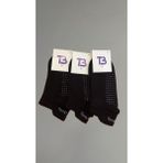Tria Body Kaydırmaz Tabanlı 3lü Paket Kısa Çorap (Yoga/pilates/spor/günlük) - Standart - Siyah