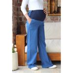 Tria Hamile Geniş Paça Kot Pantolon - Mavi