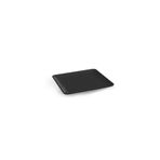 Tria Kırılmaz Rölyefli Kare Servis Tabak 6 Adet 22x22 cm - Siyah TR348B