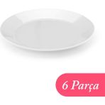 Tria Melamin Servis Tabağı 6'lı Paket 19 cm.