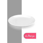 Tria Porelin Ent Serisi 25 cm 6'lı Paket Servis Tabak