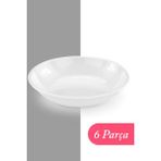 Tria Porelin Ent Serisi Yemek Tabağı 20 cm 6'lı Paket
