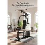 Triathlon T-221 45 KG Plaka Kardiyo - Güç Ve Esneme Çok Fonksiyonlu Tüm Vücut Çalışma Ağırlık İstasyonu