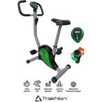 Triathlon T-222 Kondisyon Bisikleti / LCD Ekran (Zaman-Mesafe-Hız-Kalori-Odometre) / Ayarlanabilir Sele - Gri