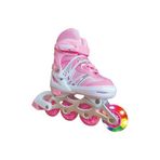 Triathlon T144 Pembe Işıklı Paten
