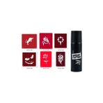 Tribal Göz Spray Tattoo Geçici Sprey Dövme Seti