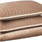 Tribeca Living Kadife Kral Yorgan Seti, Üç Parça Kutu Dikiş Yatak Seti Bir Büyük Boy Yorgan ve İki Yastık Kılıfı İçerir, 260GSM Süper Yumuşak Kadife, Floransa/Boz Kahverengi
