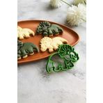 Triceratops Dinozor Hamur Şekillendirici / Kurabiye / Seramik / Oyun