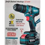Tricraft Şarjlı Darbeli Matkap 13 mm 110 Nm