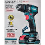 Tricraft Şarjlı Darbeli Matkap 13 mm 70 Nm