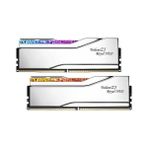 Trident 48GB (2x 24GB) Ddr5 8000MHZ CL40 Rgb Dual Kıt Pc Ram Trıdent Z5 Royal Sılver F5-8000J4048G24GX2-TR5NS - beyaz
