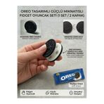 tridi.tr OreoSlider Yeni Nesil Stres Oyuncağı - Odaklanma Yardımcısı Anti Stres Fidget Toy (Oreo Hediyeli)