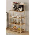 tridihome Modern Mutfak Rafı Kahve Köşesi Standı Çok Amaçlı 4 Katlı Organizer