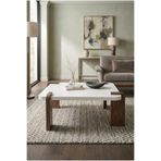 tridihome Modern Orta Sehpa Beyaz Üst Tablalı Ahşap Ayaklı Şık Tasarım Salon Sehpası