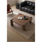 tridihome Modern Orta Sehpa Ceviz Renk Üst Tablalı MDF ahşap Şık Tasarım Salon Sehpası