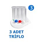 Triflo Solunum Egzersiz Cihazı Nefes Egzersiz Aleti 3 Top x 3