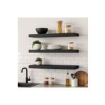 Trihome “Dekoratif Ahşap Duvar Rafı 3’lü Set | Modern Mutfak ve Salon Kullanımı İçin”75x14cm