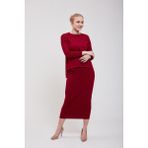 Triko Kalem Etek Bordo - 3