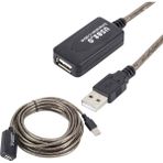 Triline 10 Metre Usb2.0 Sinyal Güçlendirici Profesyonel Çipli USB Extension Uzatma Kablosu - Siyah