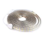 Triline 220V Fişli Silikonlu Beyaz Şerit Led 3 Çipli Smd 5050