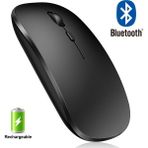 Triline Bluetooth Şarjlı 2.4ghz Kablosuz Mouse Sessiz Tıklama - Siyah