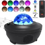 Triline Led Yildiz Bluetooth Usb Projektor Okyanus Dalgasi Gece Lambasi