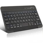 TriLine Mini Bluetooth Kablosuz Şarjlı Pilli Slim Rubber Klavye