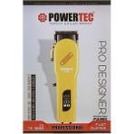 Trimmer TR-3000 Profesyonel Şarjlı Saç Sakal Tıraş Makinesi - Dijital Ekranlı Pro Designer Sarı